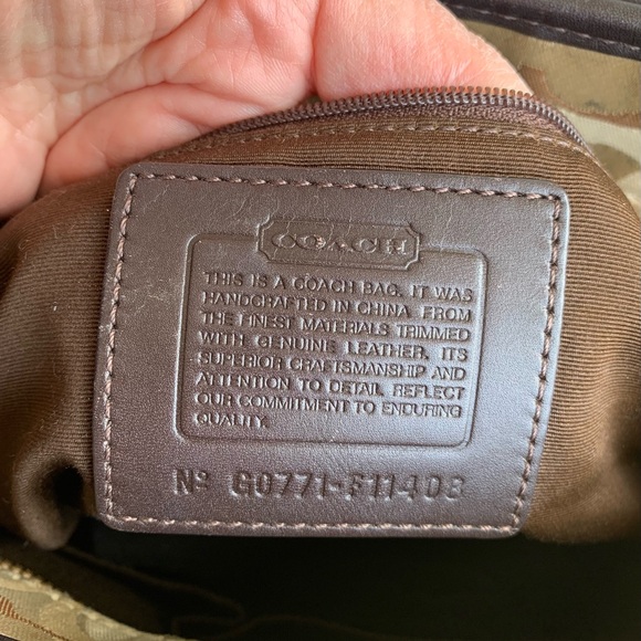 Coach Vintage Patchwork Leather Tote in Brown and Tan - Picture 11 of 11